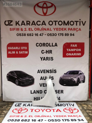 2019-2025 TOYOTA COROLLA ÇIKMA ORJINAL SOL ÖN ÇAMURLUK