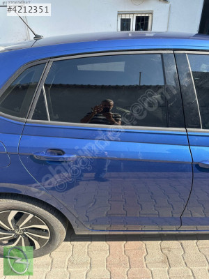 VW POLO 1.0 2022 SAĞ ARKA KAPI DOLU ORJ MAVİ