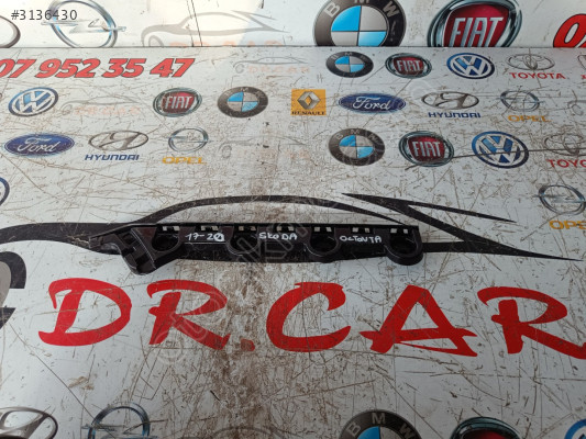 SKODA OCTAVİA 17-20 SOL ARKA TAMPON BRAKETİ ORJİNAL 5E7807393