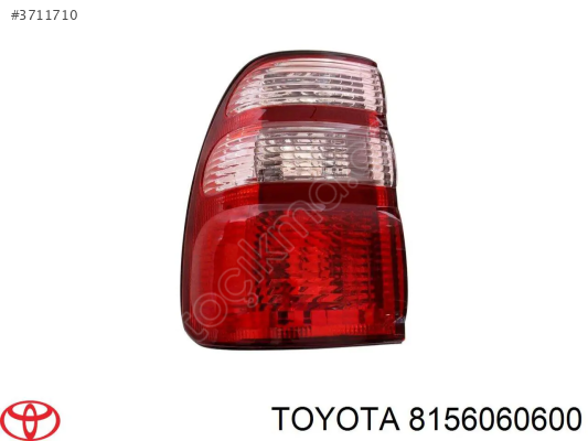 Toyota Sol Arka Stop Lambası Komple 8156060600