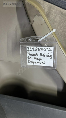 PASSAT B6 04-11 ÇIKMA KAPI DÖŞEMESİ - SOL ÖN -  3C1867012