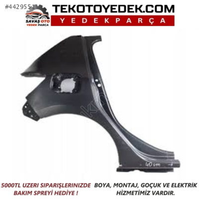 SANDERO ARKA ÇAMURLUK SAĞ SOL 2013 2014 2015 2016 2017 2018