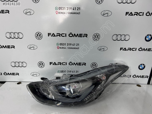 HYUNDAİ ELENTRA ÖN SOL FAR SIFIR LEDLİ MERCEKLİ