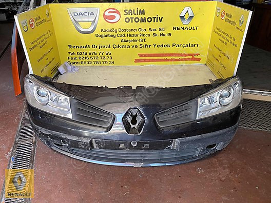 Renault Megane 2 Orjinal Çıkma Ön Tampon ve Ek Parçaları
