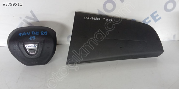 dacia sandero 2019 airbag set (son fiyat)