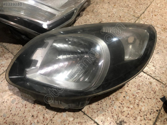 RENAULT KANGOO 2 MAKYAJLI SİYAH NİKELAJ SOL FAR