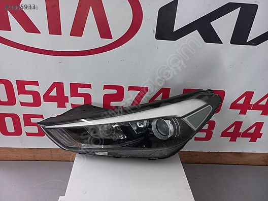 HYUNDAİ TUCSON SOL ÖN FAR LEDLİ MERCEKLİ ORİJİNAL