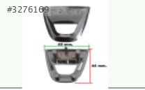 R5 İçin Renault Direksiyon Kapağı Armalı Logo
