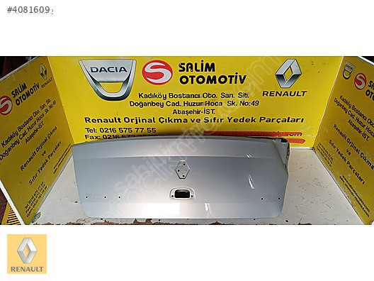 RENAULT CLİO 2 ÇIKMA ORJİNAL BAGAJ KAPAGI VE DİGER PARÇALARI