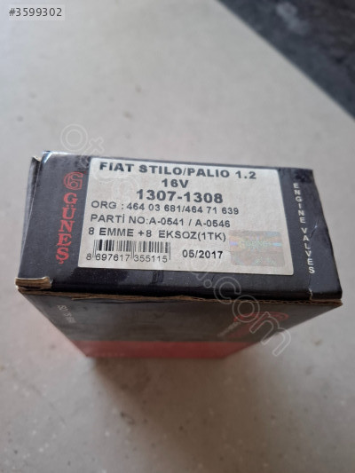 Fiat palio stillo 1.2 16v subap tk 1307-1308