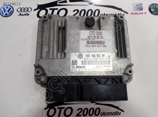 03G906021RN VOLKSWAGEN TOURAN 1.9 TDI BLS MOTOR BEYNİ ÇIKMA