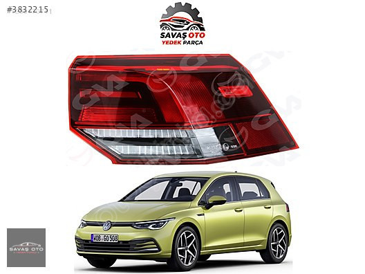 GOLF 8 ARKA STOP LAMBASI DIŞ SAĞ SOL 2020 2021 2022 2023 2024