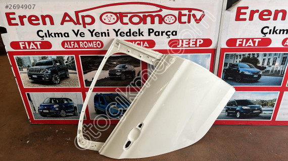 FİAT EGEA SAĞ ARKA KAPI BEYAZ ÇITIR HASARLI GÖÇÜKLÜK