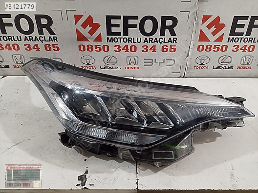 TOYOTA C-HR SAĞ FAR ÇIKMA ORİJİNAL PARÇA 2019-2022