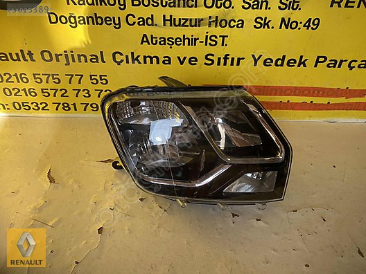 DACİA DUSTER 2015 SIFIR SAĞ FAR VE DİĞER PARÇALARI
