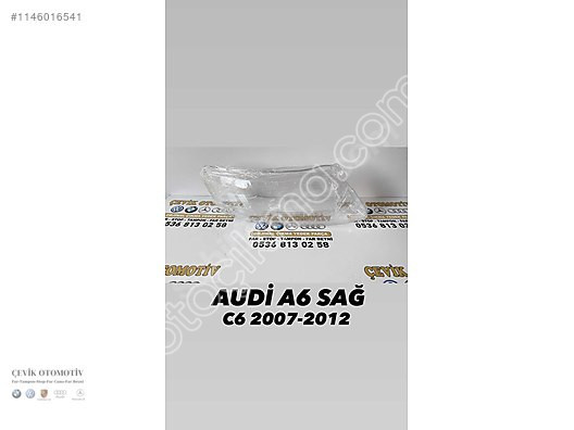AUDİ A6 C6 2007-2012 SAĞ FAR CAMI