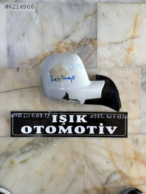 Pejo partner tepee sağ beyaz küçük tip kapı aynası çıkma orjinal