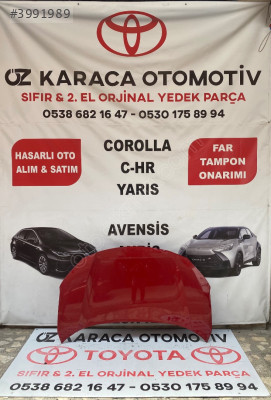 2020-2025 TOYOTA YARİS CROSS ÇIKMA ORJİNAL ÖN KAPUT