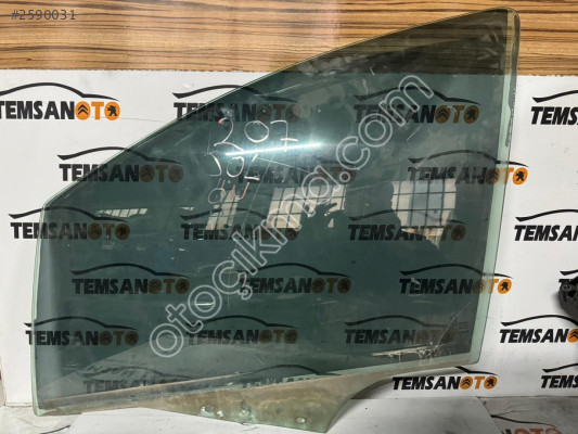 PEUGEOT PEJO 207 SOL ÖN KAPI CAMI ÇIKMA ORJİNAL TEMSAN OTO