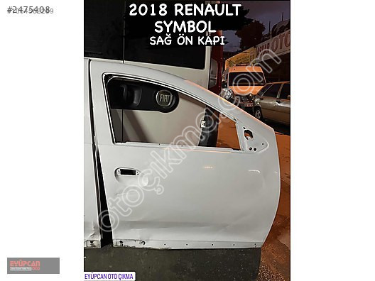 2018 Renault Symbol Orjinal Sağ Ön Kapı - Eyupcan Oto'da