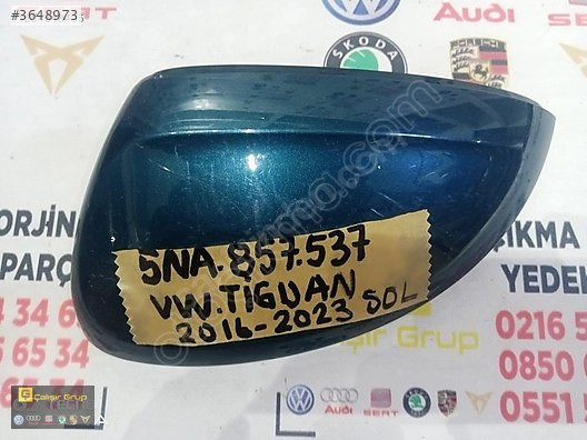 VOLKSWAGEN TİGUAN 2015-2023 SOL AYNA KAPAĞI 5NA857537