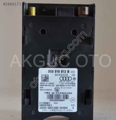 8V0919813B/ 502250026601/ 99414-00010/ CARD READER VW PASSAT CHİP