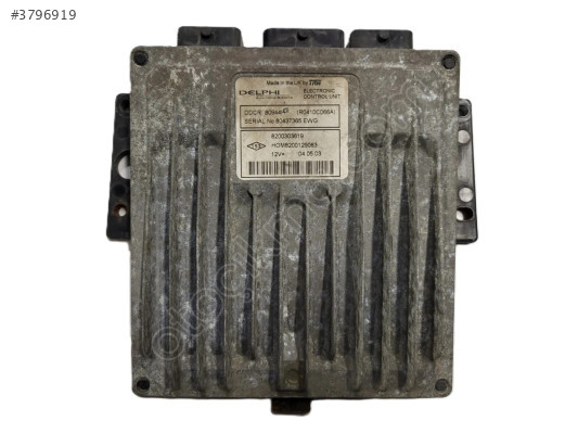 Renault Clio 1.5 Motor 2003 Motor Beyni / R0410C066A / 820030361