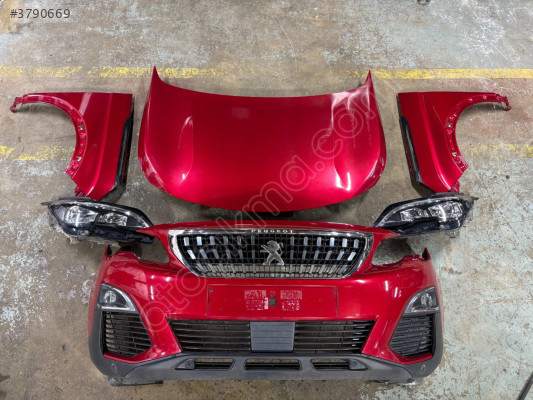 Orjinal Peugeot 3008 Ön Yüz Seti: Tampon, Çamurluk, Kaput, Far