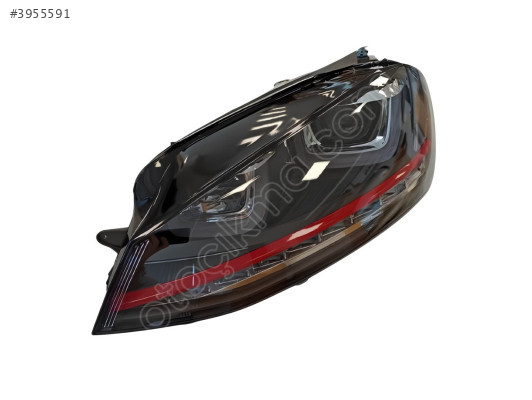 GOLF 7 MK7 2012-2018 U LED FAR GTI KIRMIZI