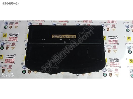 SKODA SUPERB 2019-2022 ARKA BAGAJ PANDİZOT RAFI OEM 3v5867769g