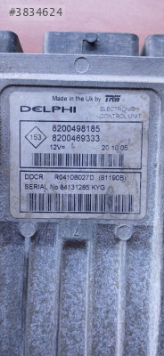 Renault kangoo çıkma motor beyni
