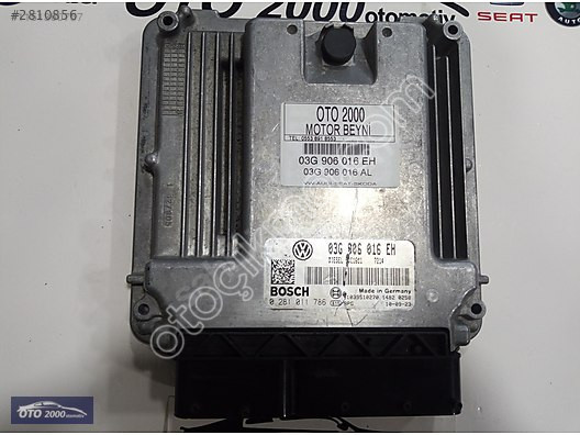 03G906016EH-03G906016AL-EDC16U1 TOURAN 2.0 AZV-BKD MOTOR BEYNİ