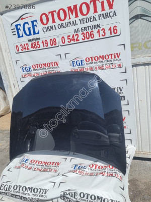 2009/2012 VW GOLF 6 SİYAH MOTOR KAPUTU ORJİNAL BOYASIZ