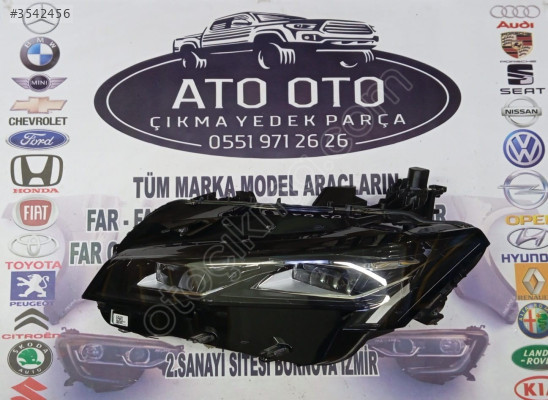PEUGEOT 308 ORJİNAL ÇIKMA SOL FAR  98491150