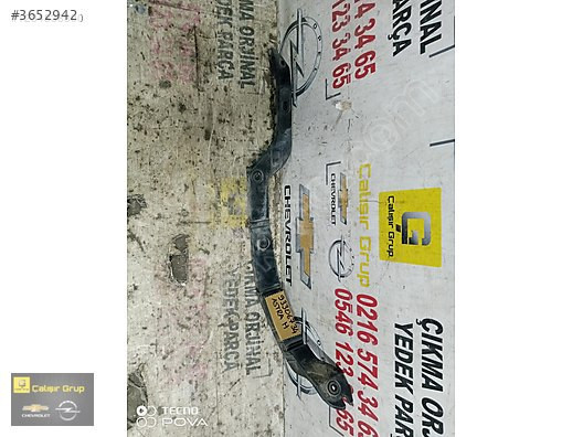 ASTRA H SEDAN SOL ARKA TAMPON BRAKETİ OEM 93306734