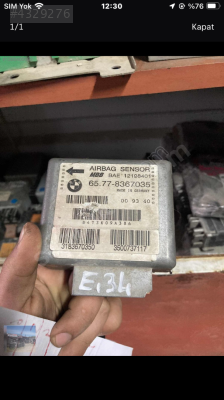 BMW e34 aırbag beyni