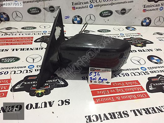 BMW 3 SERİSİ E36 SİYAH SOL AYNA