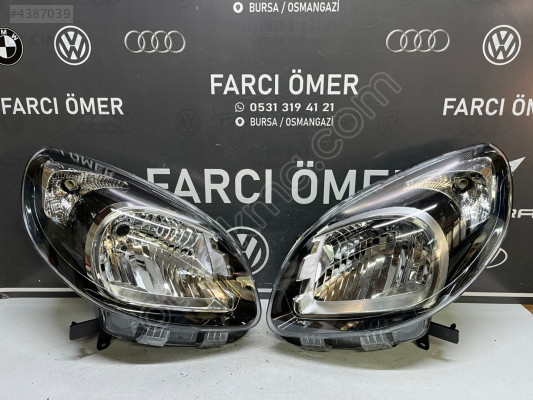 RENAULT KANGOO 2013- SAĞ-SOL TAKIM ÖN FAR SIFIR İÇİ SİYAH