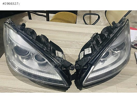 MERCEDES W221 S-CLASS ORJ. MAKYAJLI FAR TAKIMI KUSURSUZ