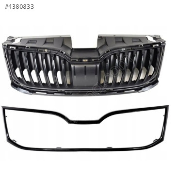 5E0853653AA SKODA OCTAVİA 2018-2021 ÖN PANJUR MAT SİYAH