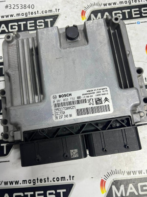 PSA  PEUGEOT 5008 3008 EDC17C60 9823724980 0281033732 ECU
