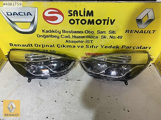 RENAULT CLIO 4 2013 SAĞ SOL SIFIR FAR VE DİĞER PARÇALARI