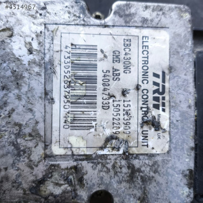 EBC430NG 15113909 OPEL VECTRA C ABS BEYNİ