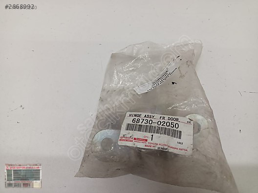 TOYOTA AURİS SAĞ ÖN KAPI ALT MENTEŞE 07-12 OEM:68730-02050