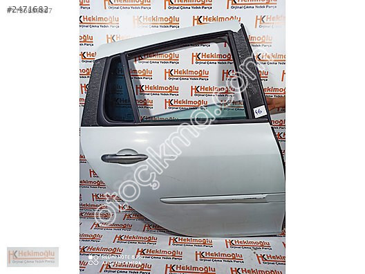 Renault Clio 3 Grandtour Beyaz Sağ Arka Kapı - Hatasız ve