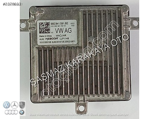 992941591BE VW Golf 8 2020-2023 LED FAR BEYNİ SIFIR KODLU