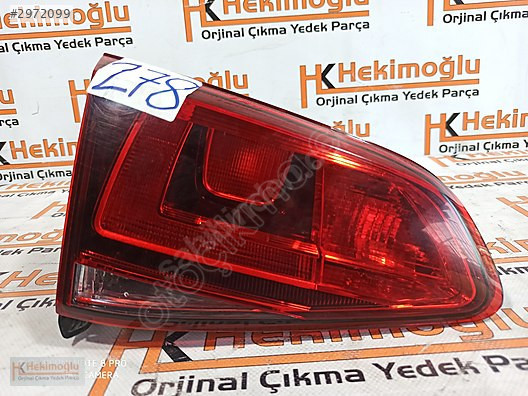 VW GOLF 7 SOL BAGAJ STOP ORJİNAL LEDSİZ HATASIZ TAMİRSİZ