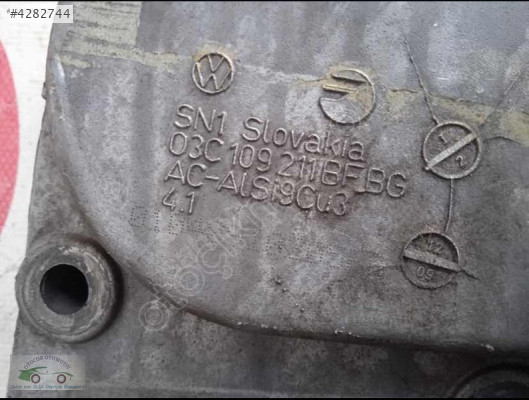 VW SKODA AUDİ SEAT 1.4TSI CAV CAX BMY MOTOR ÖN KAPAK 03C109210CQ