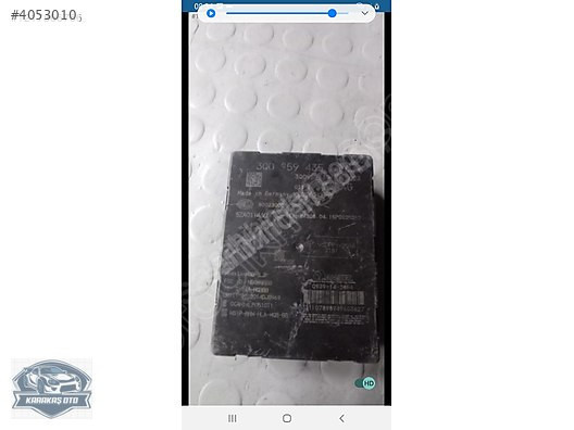 VW 3Q095943C.KEYLESS KONTROL ÜNÜTESİ JETTA