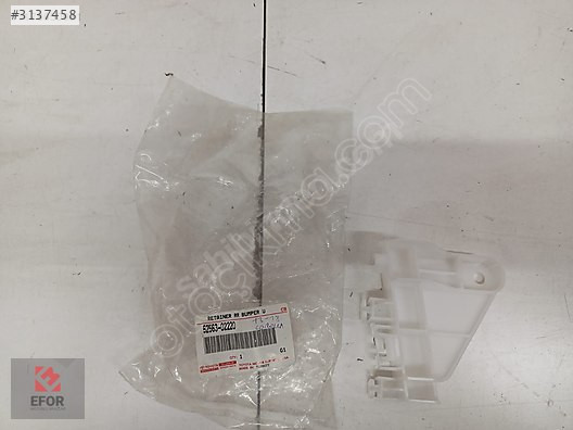 TOYOTA COROLLA SIFIR ORJ SOL ARKA TAMPON BRAKET 13-18 52563-0